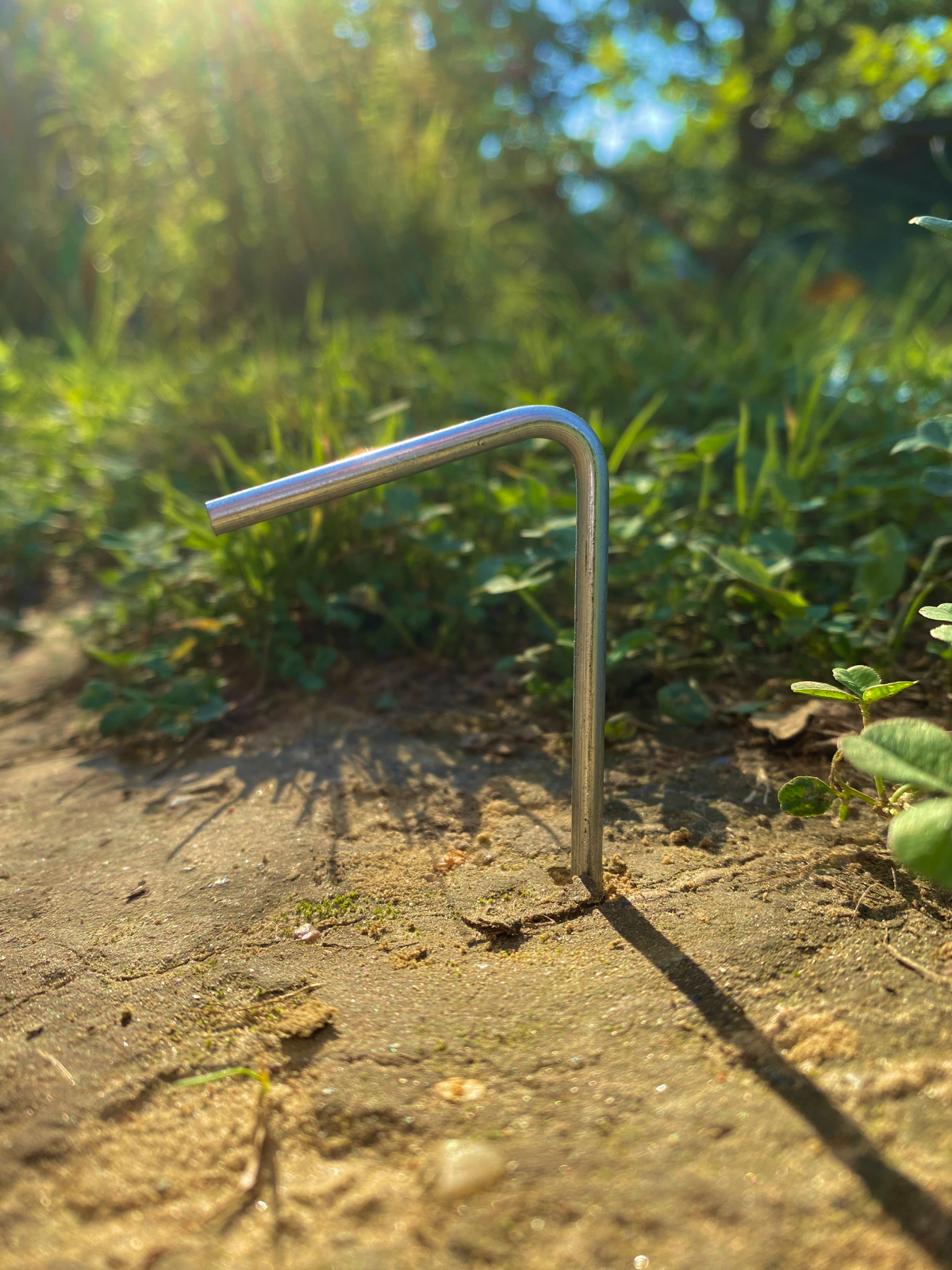 Колышки для палатки, металлические (оцинкованная сталь) набор 10 штук — фото 1