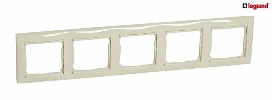 774355 Legrand Valena - Рамка 5 постов - слоновая кость