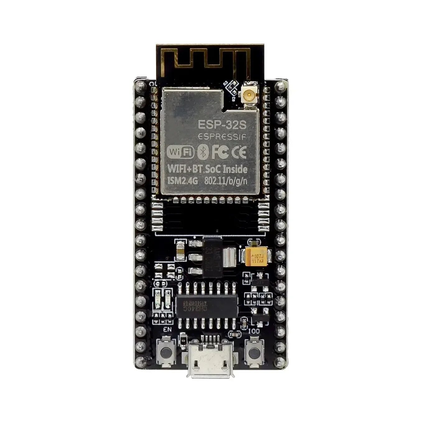 ESP32/умная плата для разработки Φ CH340 MICRO USB WiFi + для Bluetooth, сверхнизкое энергопотребление, два ядра, ESP-32S