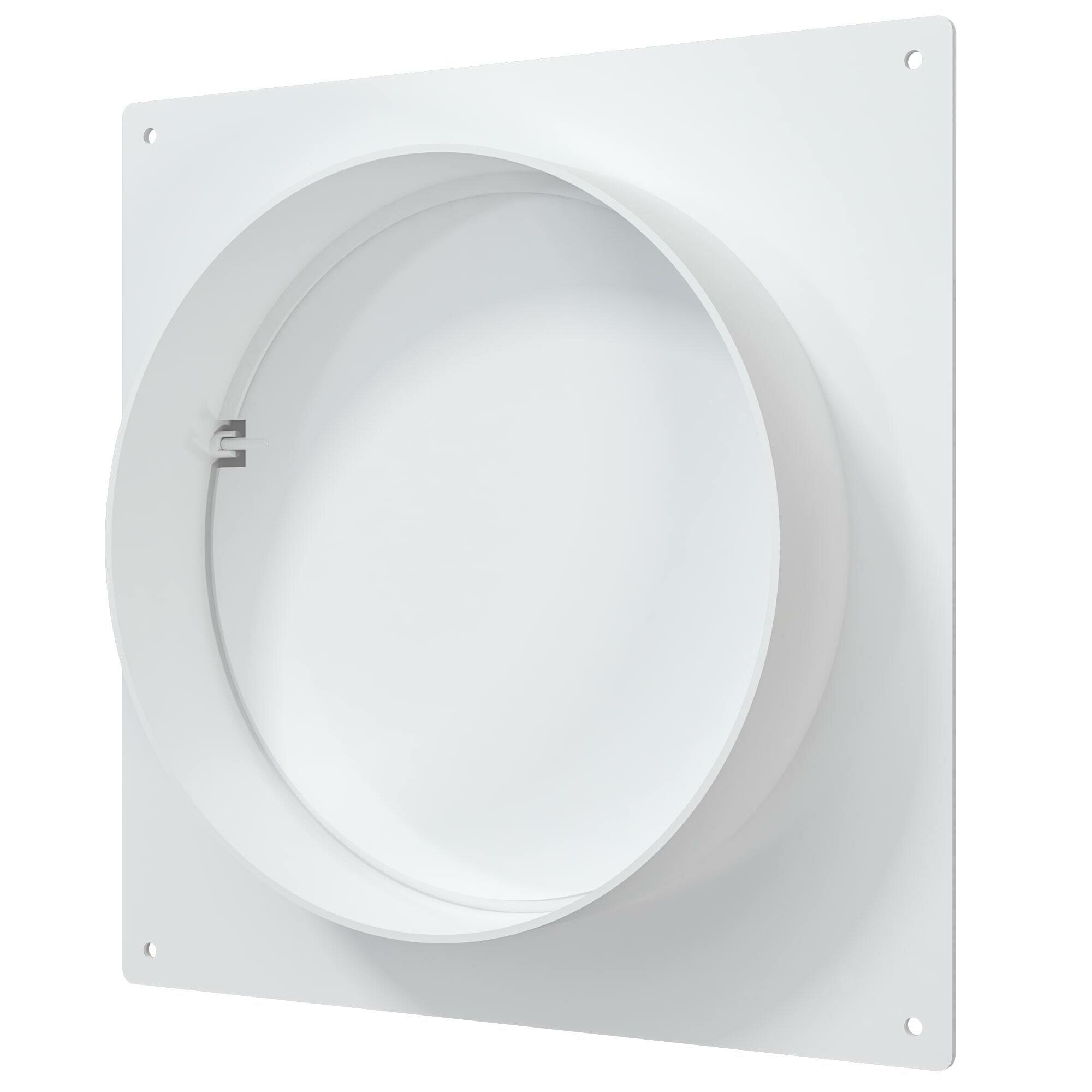 Площадка торцевая SKNPO фланец D150 соединитель обр. клапан 190x175 пластик ERA