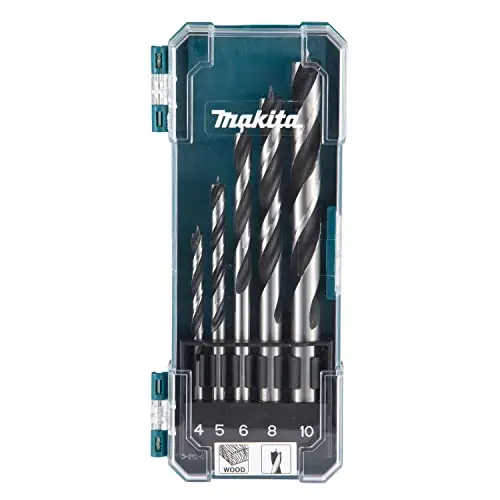 Набор сверл по дереву Makita D-72861 5 шт 456810 мм  в кейсе