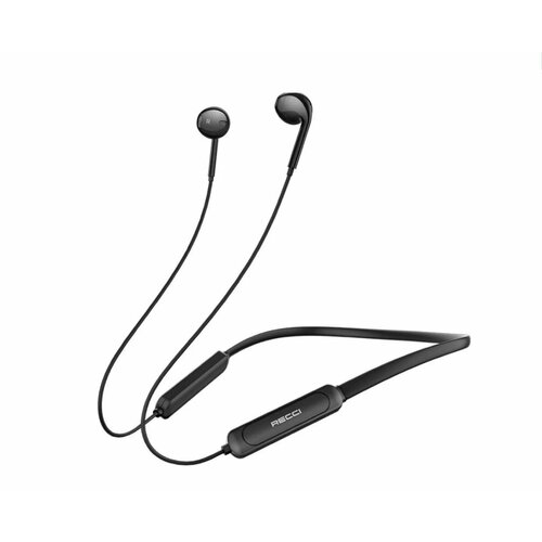 Наушники беспроводные с шейным ободком Recci Audio Creative 60 mAh BT50 23 г Черный 1730₽