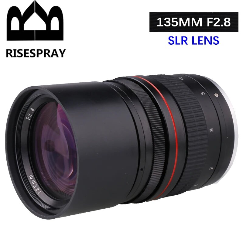 Телеобъектив 135 мм f/2.8 для Canon Nikon, for Nikon F