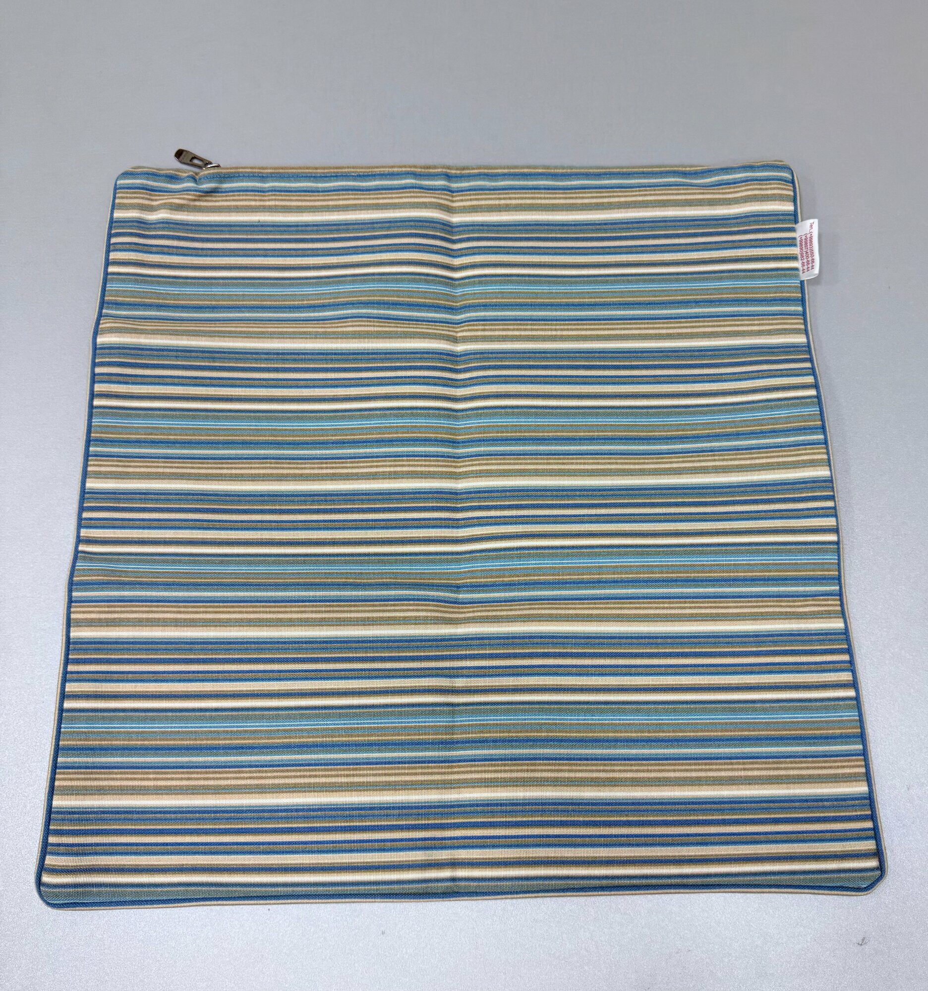 Декоративные подушки Duck полоска бирюза 45*45 от бренда Art-Design. uz — уют, стиль и качество из Турции! — фото 1