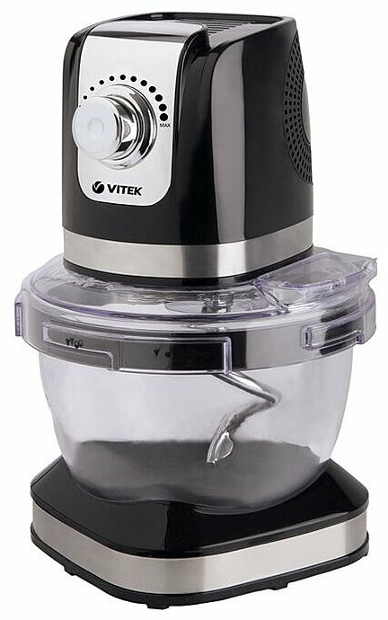 Кухонная машина Vitek VT-1434 1000 Вт черный/серебристый