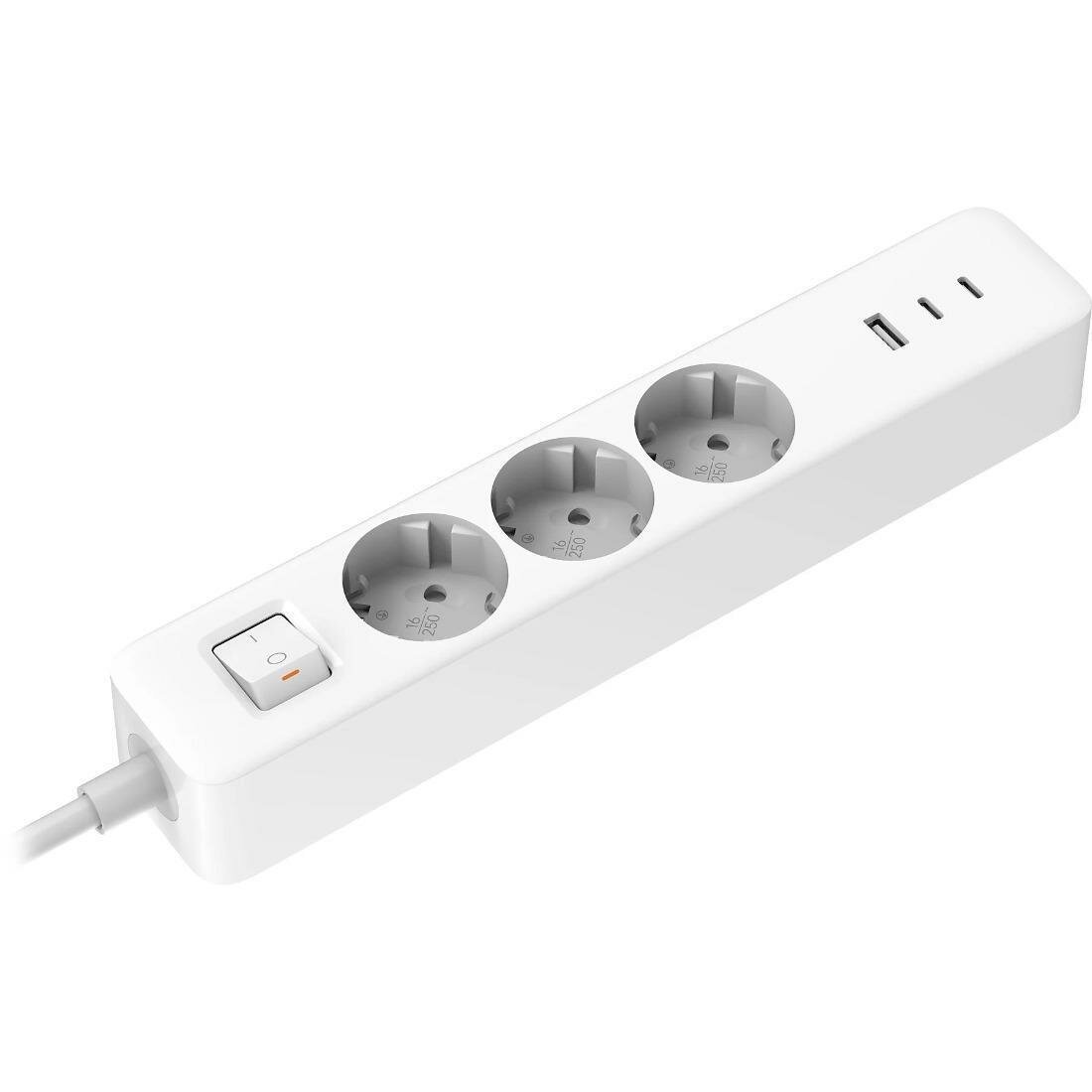 Сетевой фильтр Xiaomi 20W Power Strip (2C1A) EU (BHR07UKEU) Белый