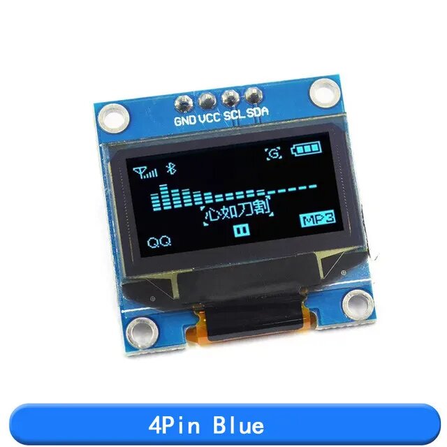 Oled-дисплей 0,96 дюйма, IIC, серийный белый OLED-дисплей, модуль 128X64 I2C SSD1306 12864 фотоэлементов для Arduino, 4Pin B