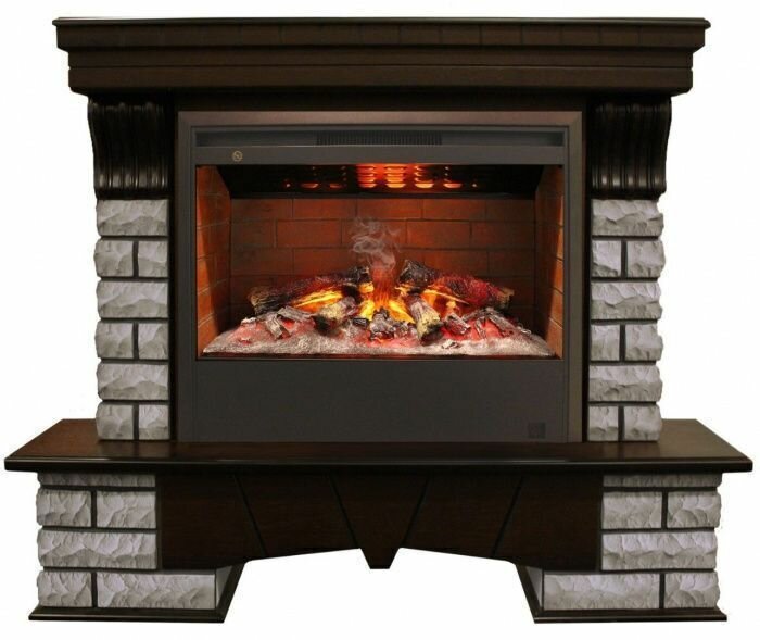 Электрокамин RealFlame Country Rock 26 AO с Helios 26 3D