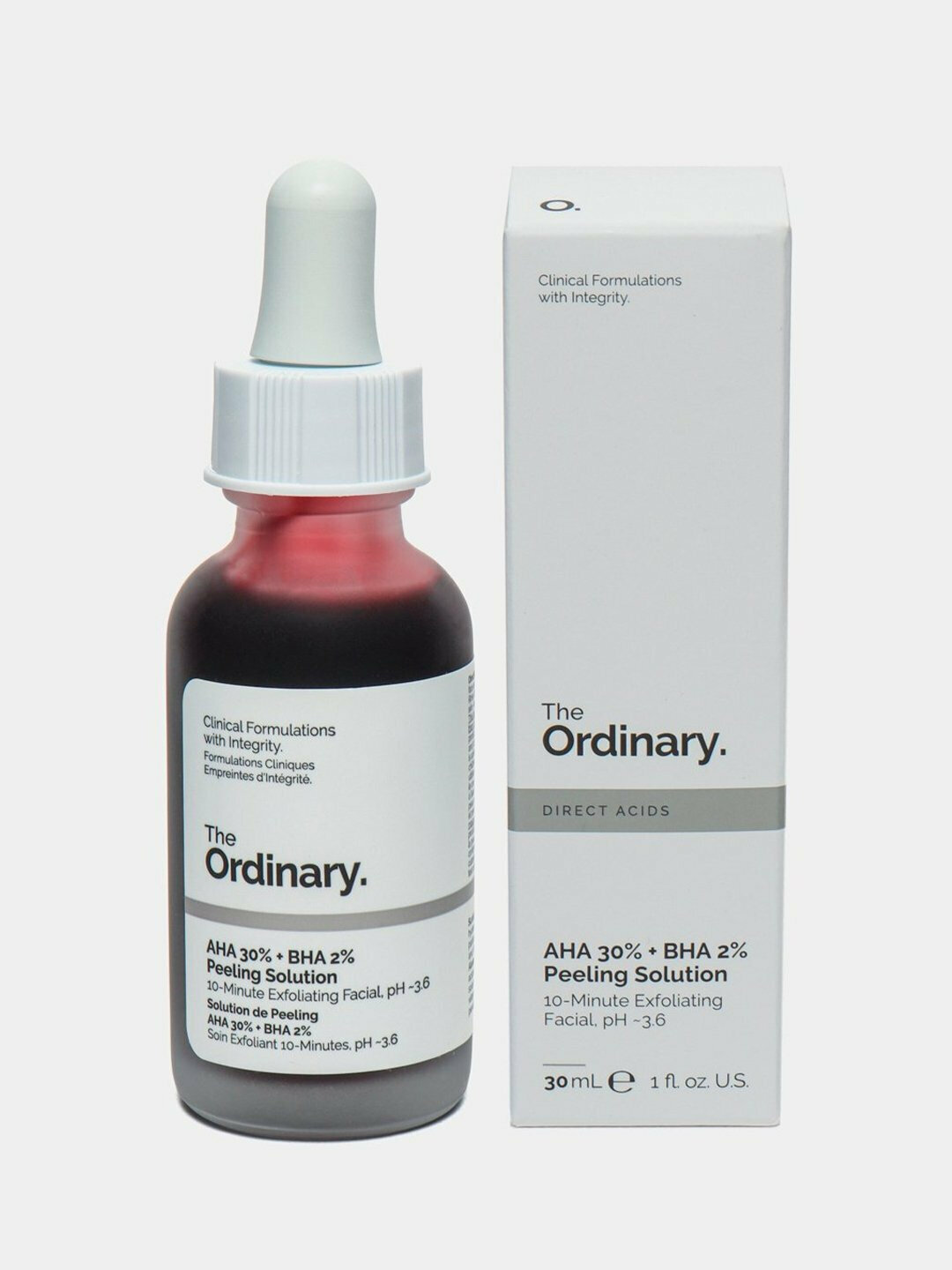 Сыворотка для лица "Кровавый пилинг" The Ordinary AHA 30% + BHA 2%, 30 мл — фото 1