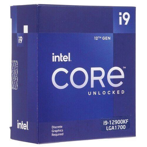 Процессор Intel Core i9-12900KF BOX (BX8071512900KF) - LGA 1700, 8 x 3.2 ГГц, L3 - 30 МБ, 2хDDR4, DDR5-4800 МГц, TDP 241 Вт