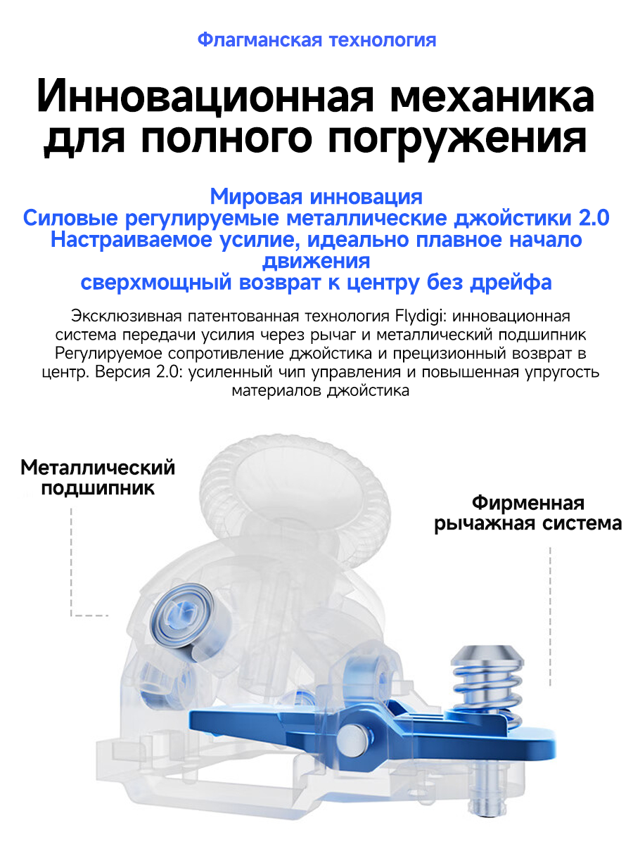 Flydigi Apex 5 Беспроводной геймпад с гироскопом для Switch/PC/Steam — фото 1