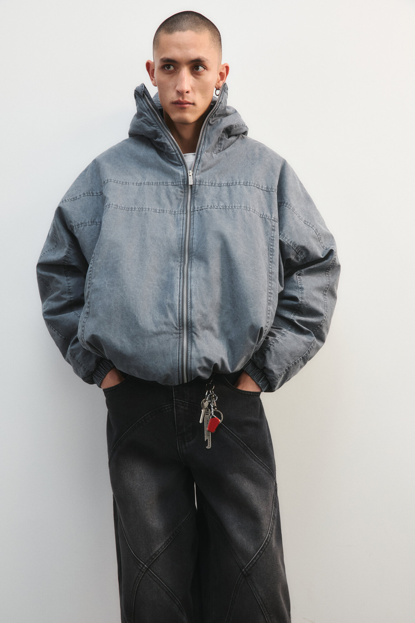 Куртка Befree Man Urban размер S темно-серый