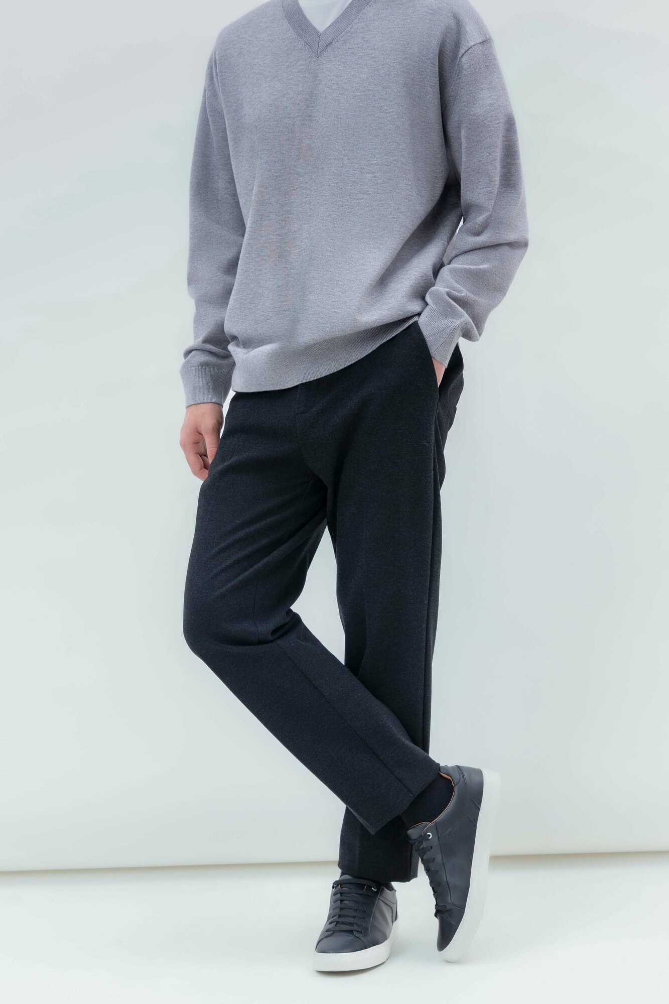 Брюки классические TERRA PRO, размер 32, dark grey