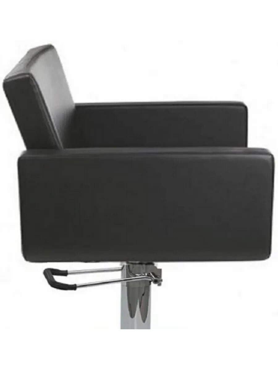 Парикмахерское кресло Бостон на черном диске — фото 1