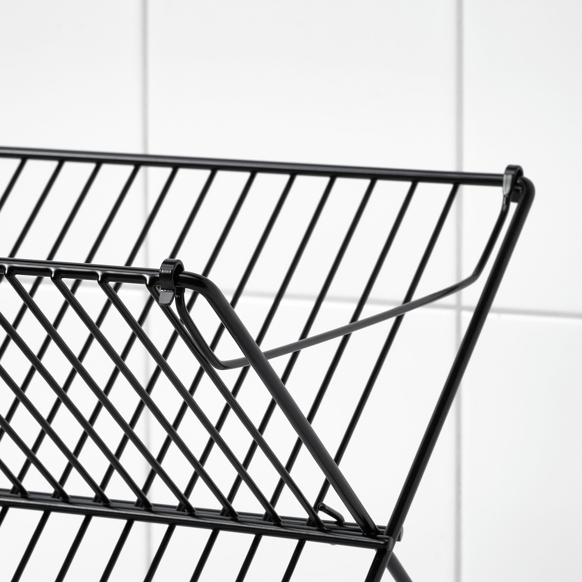 Сушилка для посуды икеа KVOT, черный — фото 1