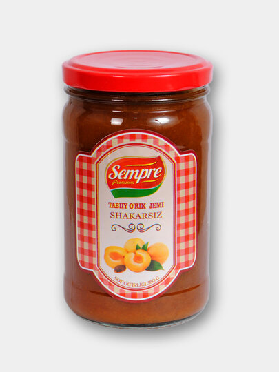 Абрикосовый джем без добавления сахара, 340 гр