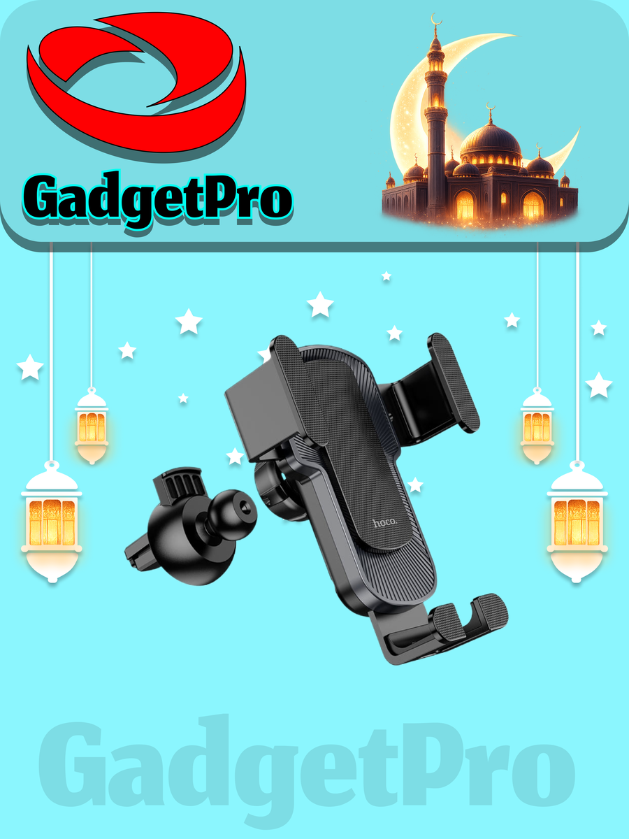 Автомобильный держатель Hoco CA103: надежный держатель для телефона в авто, черный цвет