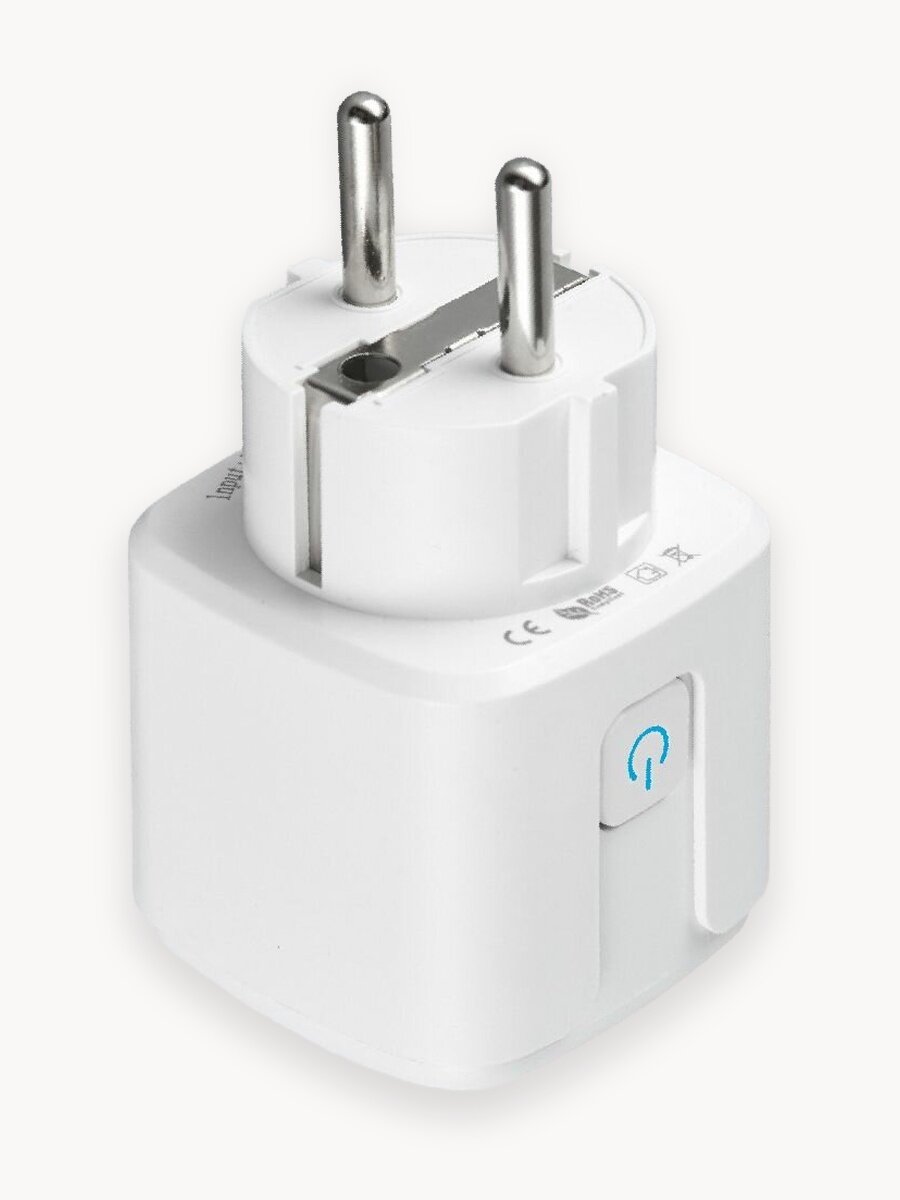 Умная розетка с Алисой и Wi-Fi, таймером и голосовым управлением, 20A / FoxHome