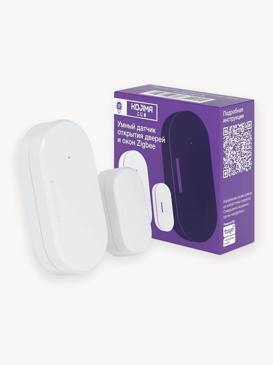 Умный Zigbee 3.0 датчик открытия дверей и окон с Алисой и Google Assistant