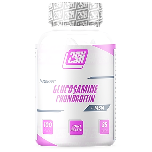 Для защиты и укрепления связок и суставов 2SN Glucosamine + Chondroitin + MSM 600мг 100 капсул