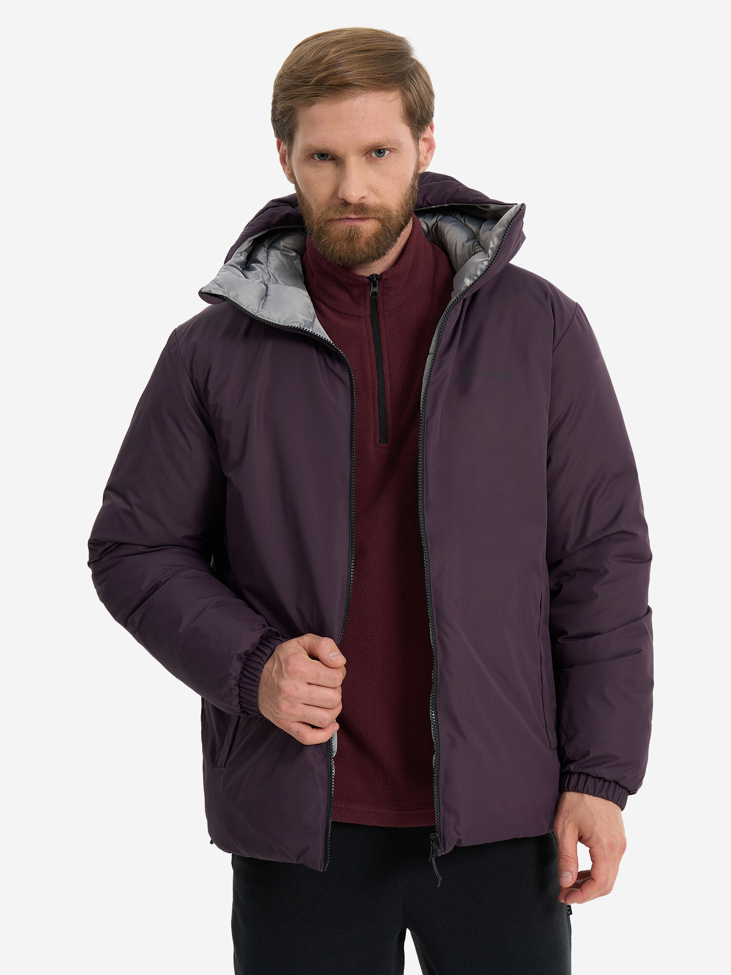 Куртка OUTVENTURE Hiking Men's Faux Down Jacket, размер 56/58, серый