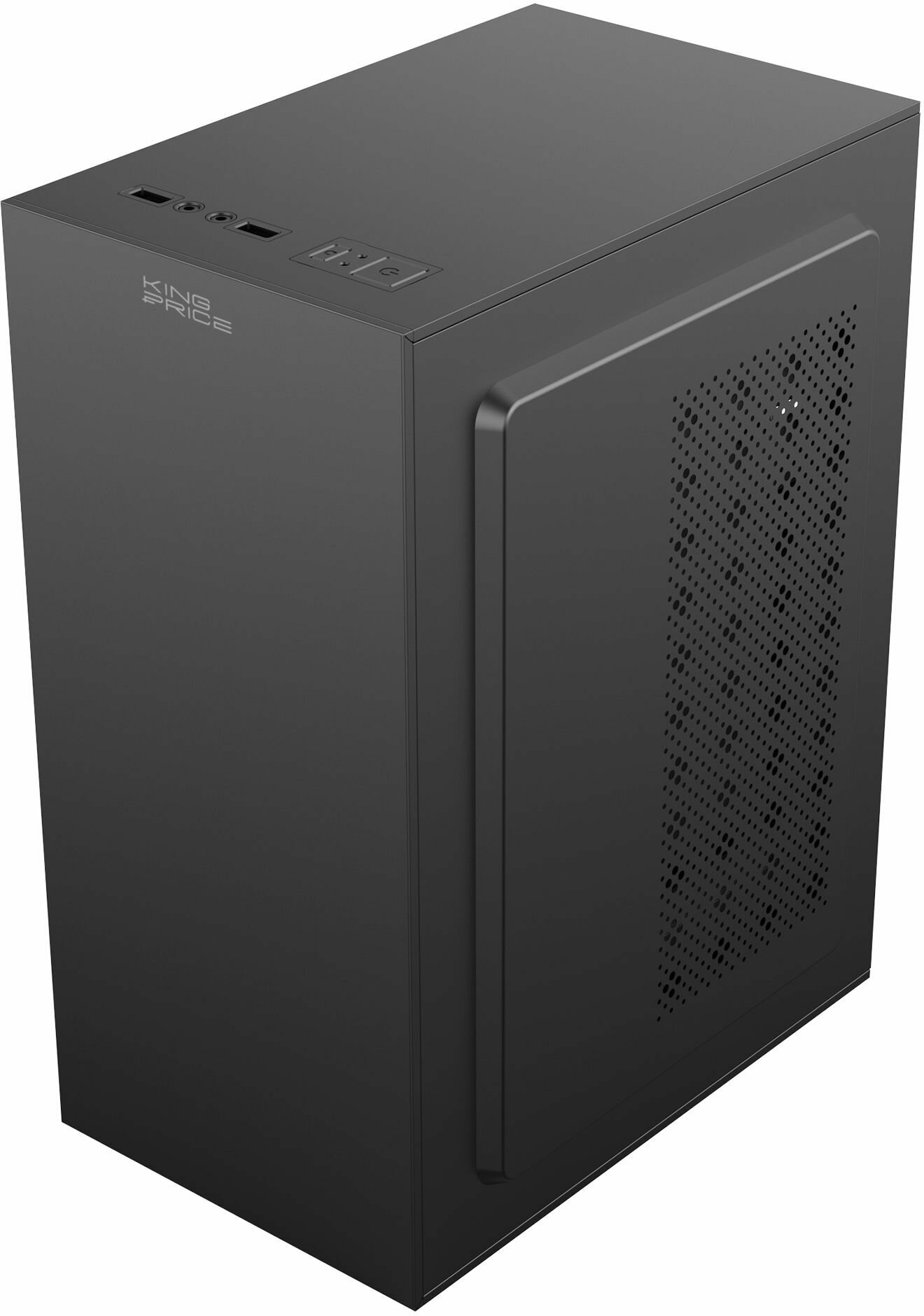 Корпус для ПК KingPrice KPCC-MN201 черный без БП mATX