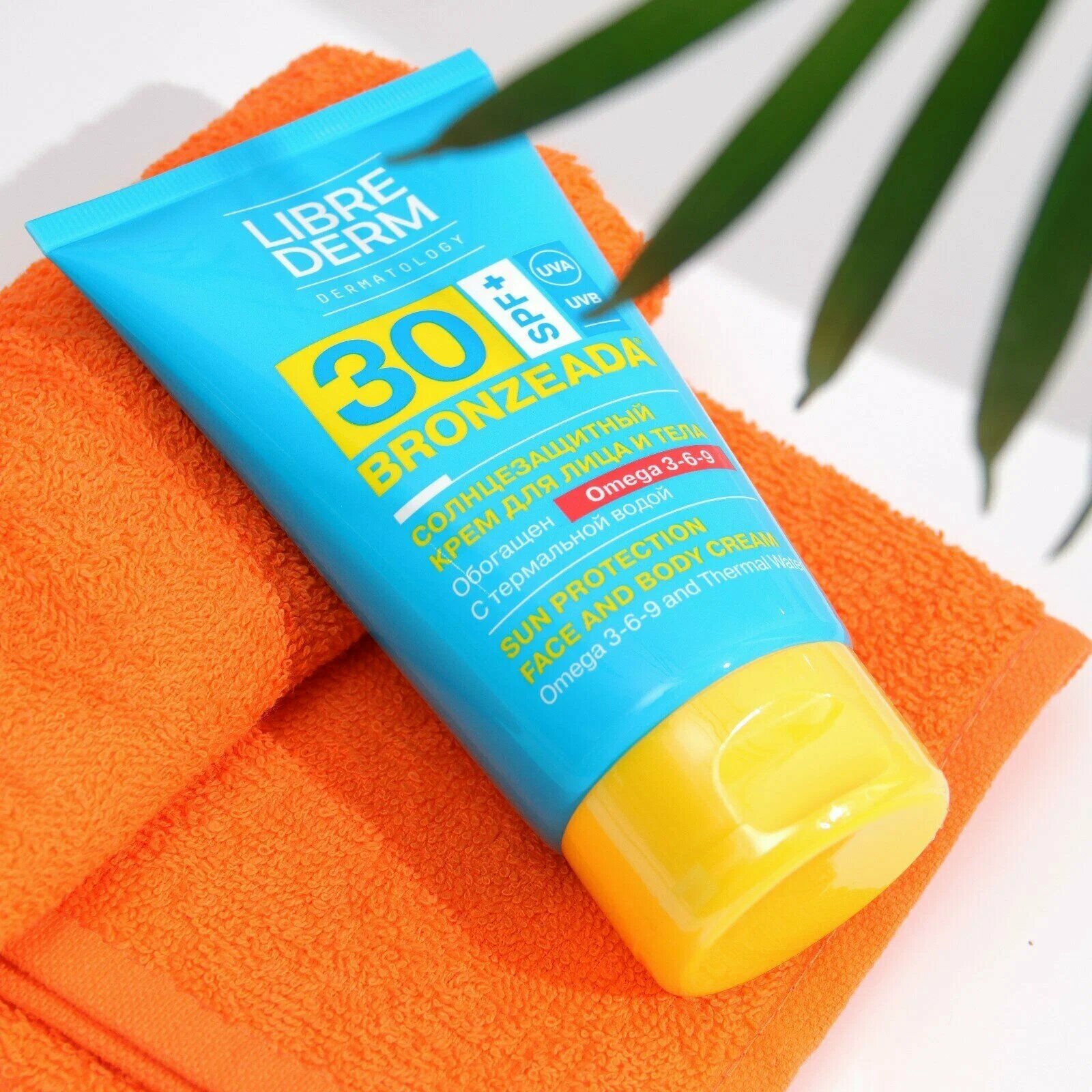 Librederm Librederm Bronzeada солнцезащитный крем для лица и тела Omega 3-6-9 SPF 30, 150 мл — фото 1