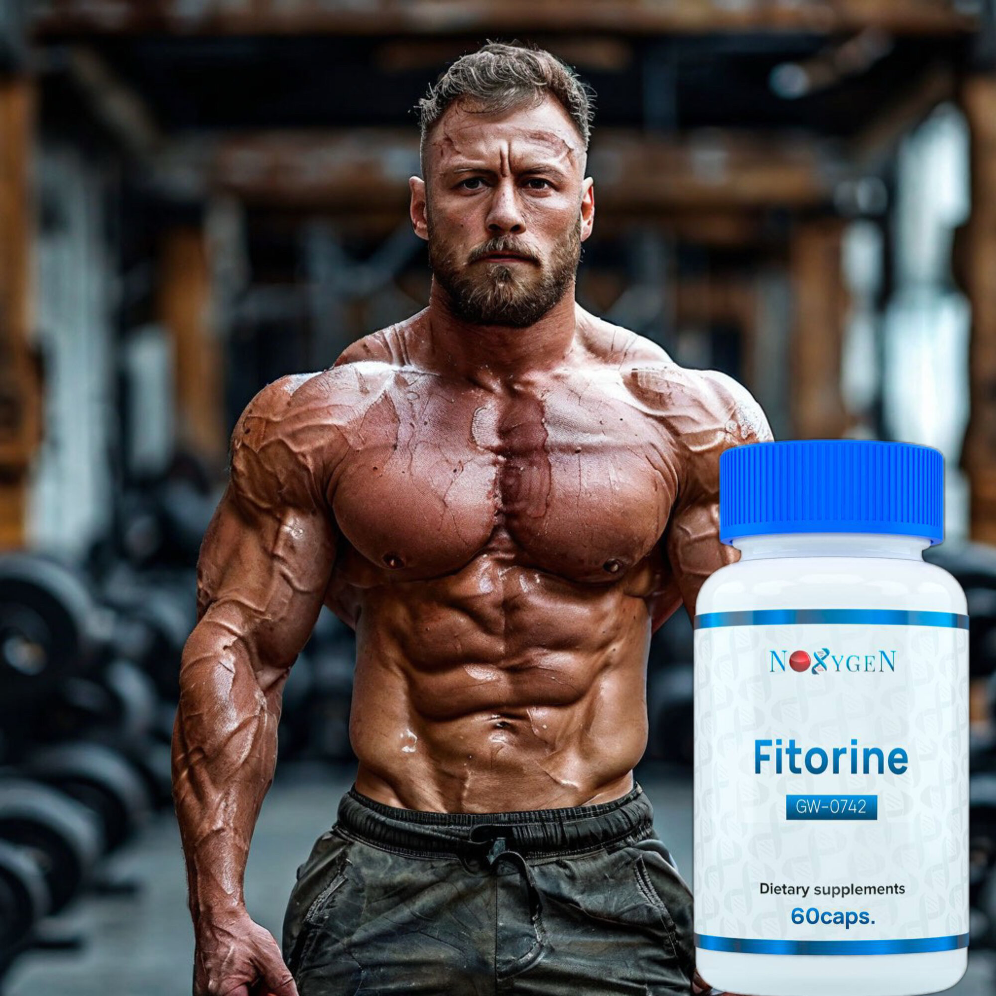 Noxygen SARM Fitorine (GW-0742) 10mg 60капс. для наращивания мышечной массы и жиросжигания — фото 1