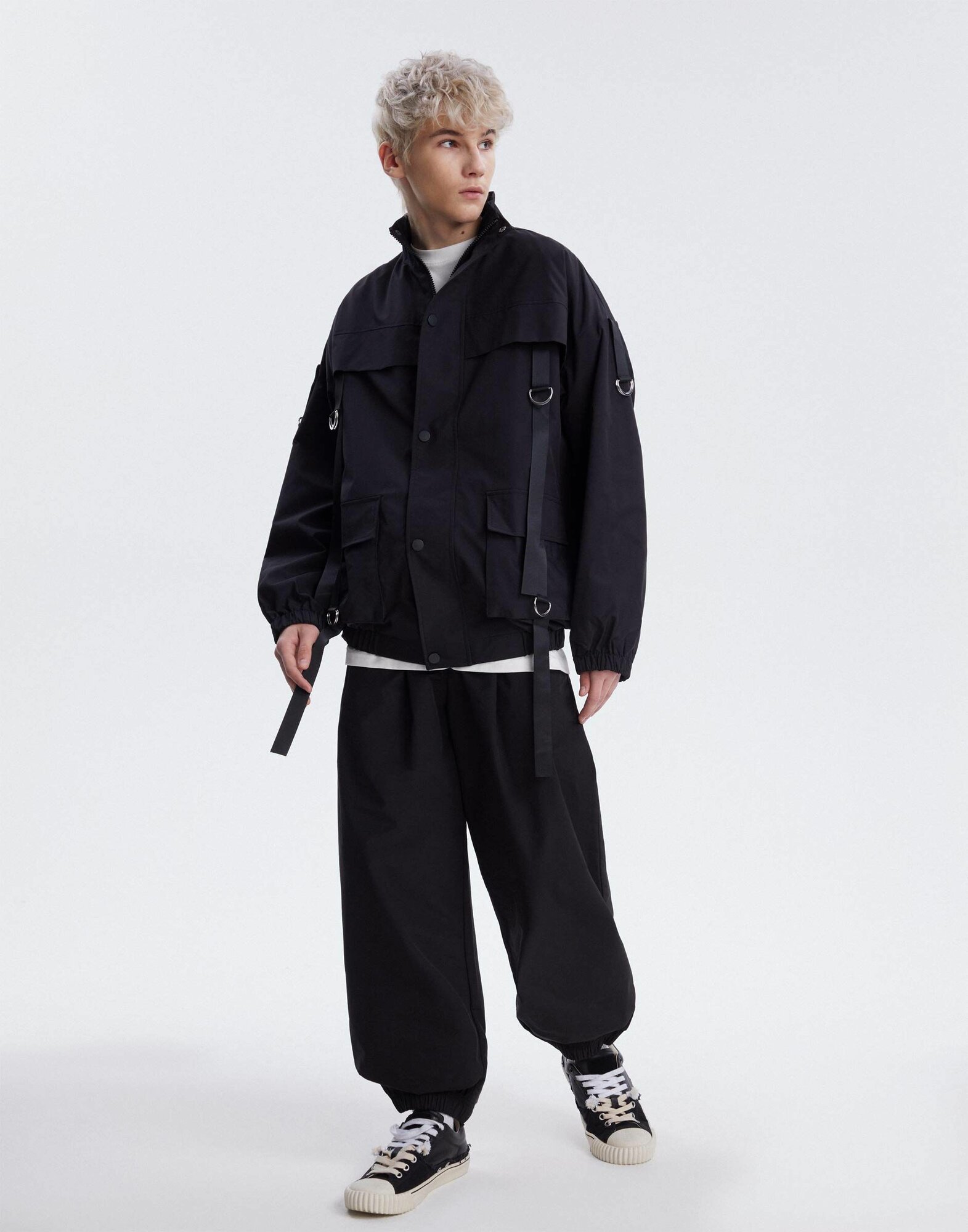 Бомбер Gloria Jeans, размер S-M/176 (40-44), черный