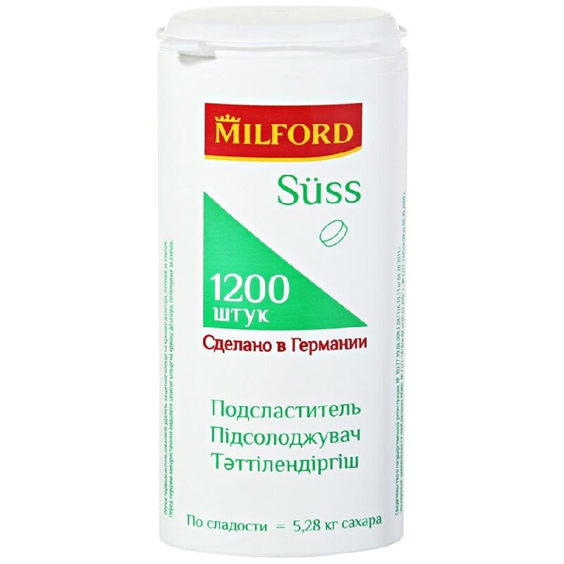 Подсластитель MILFORD 1200 таб 72г
