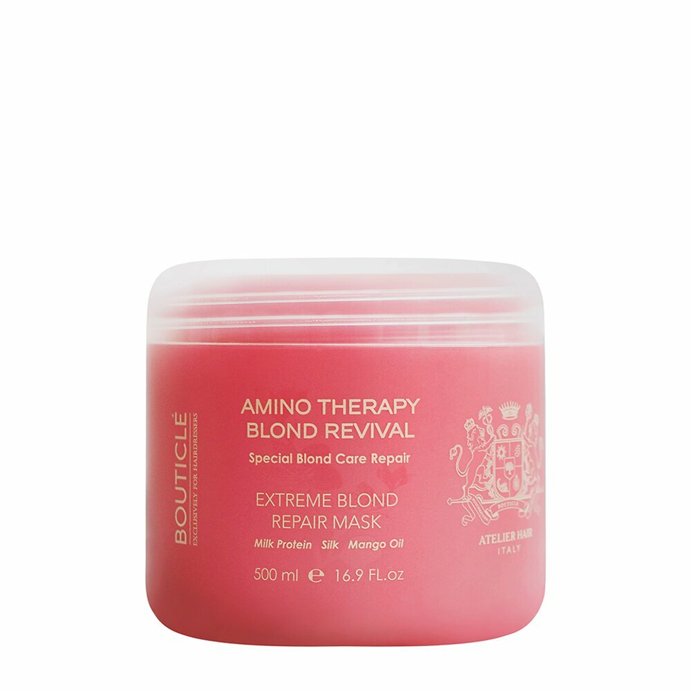 Восстанавливающая маска для экстремально поврежденных волос Extreme Blond Repair Mask Bouticle - фото №1