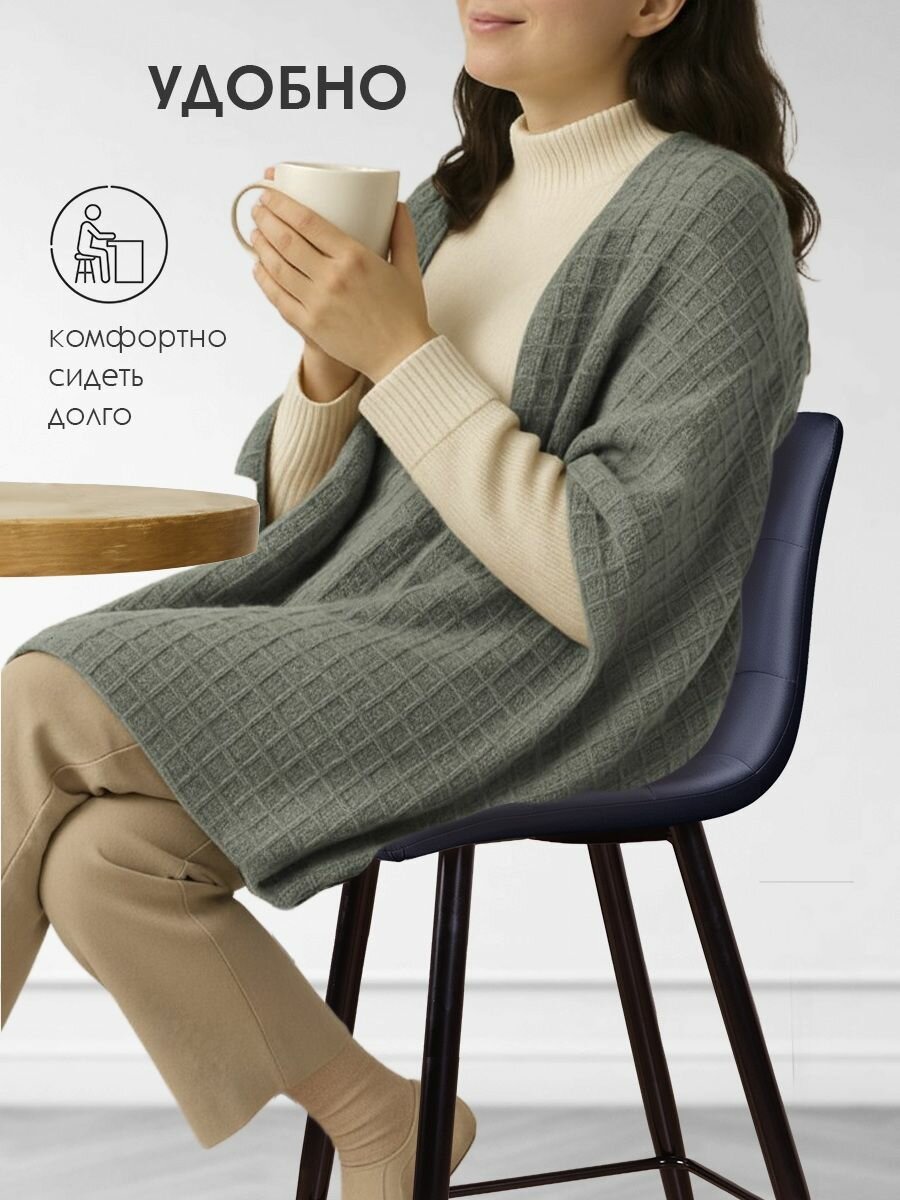 Комплект барных стульев антикоготь мягкие со спинкой Pixel 2 шт — фото 1