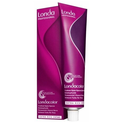 Londa Professional Стойкая крем-краска Londacolor Creme Extra Rich, 6/81 темный блонд перламутрово-пепельный, 60 мл londa professional стойкая крем краска londacolor creme extra rich 7 81 блонд жемчужно пепельный 60 мл