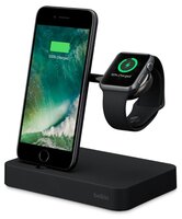 Док-станция универсальная Belkin Valet Charge Dock for Apple Watch + iPhone розовое золото