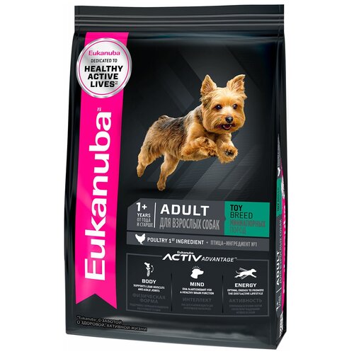 EUKANUBA ADULT TOY BREED для взрослых собак маленьких пород с птицей (0,5 кг) eukanuba adult small breed для взрослых собак маленьких пород с птицей 3 3 кг