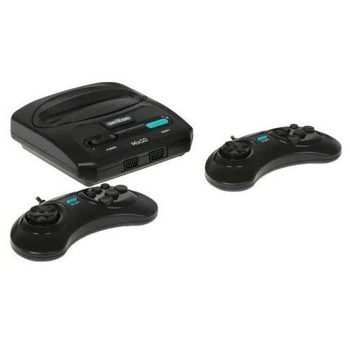 Sega Retro Genesis MixSD 8+16Bit + 350 игр AV кабель, microSD слот, 2 проводных джойстика ConSkDn109 568088