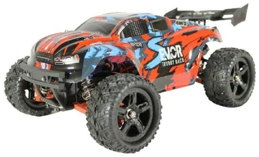 Радиоуправляемая трагги Remo Hobby S EVO-R V2.0 (красный) 4WD 2.4G 1/16 RTR RH1661V2-RED