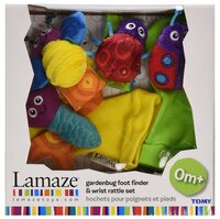 Набор Lamaze Носочки и браслетики желтый/красный/голубой