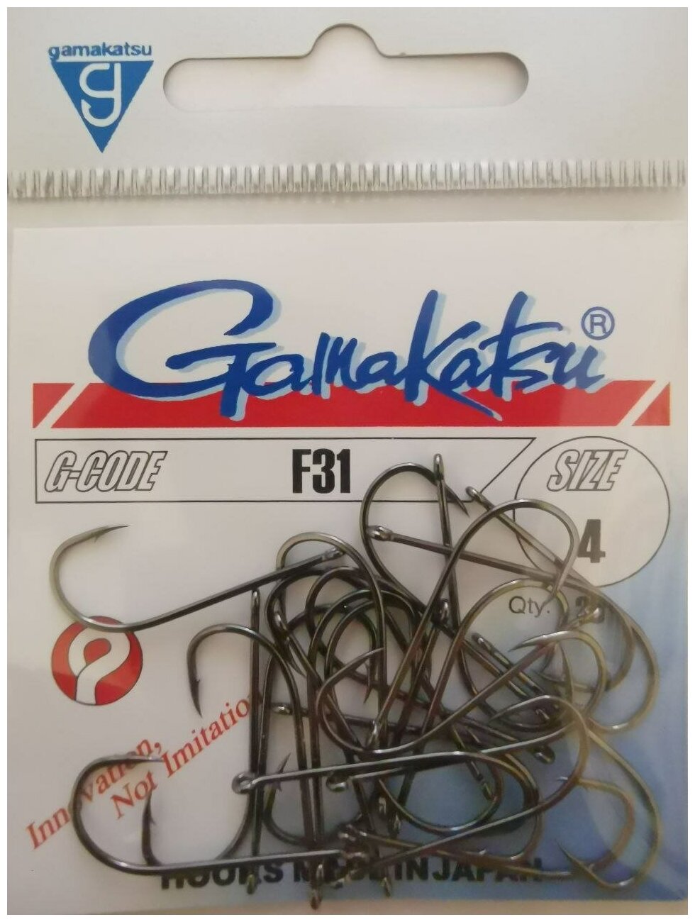 Крючок Gamakatsu Hook F31 №4