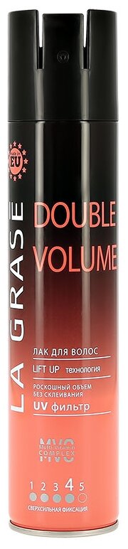 La Grase лак для волос Double Volume 250мл - фото №14