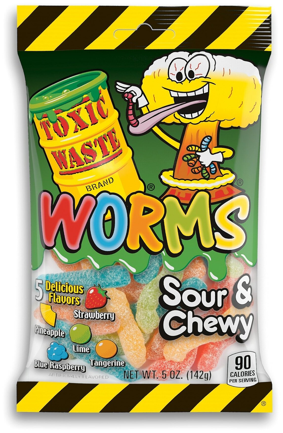 Жевательный мармелад Toxic Worms/Вормс 142г. (США)