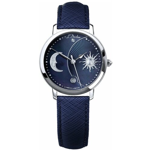 Наручные часы L'Duchen Quartz, синий l duchen часы l duchen d801 11 31 коллекция collection 801