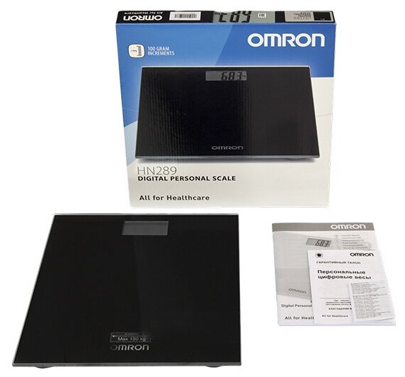 Весы электронные Omron HN-289 BK, черный - фотография № 8