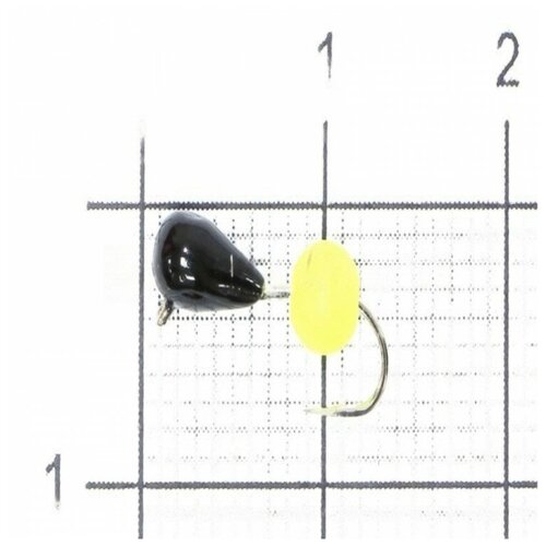 Мормышка свинцовая True Weight Капля 0.8г ядр. глаз жел.