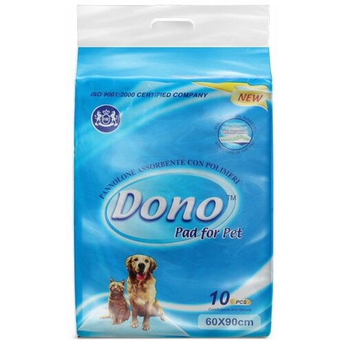 Пелёнки гелевые DONO PET PAD с феромонами размер 60x90 уп.10шт