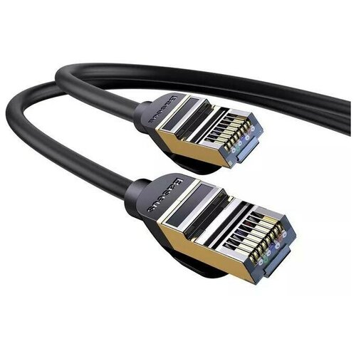 Baseus High Speed Seven типов сетевого кабеля RJ45 10Gigabit (круглый кабель) 15м Черный