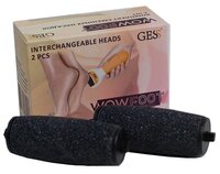 Сменная насадка для роликовой пилки Gess Wow Foot 2 шт (GESS-605) черный
