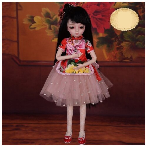 Doris Шарнирная BJD кукла Дорис с дополнительным мейком - Ванг (45см) (Doris Wang Ying Doll 45 cm)