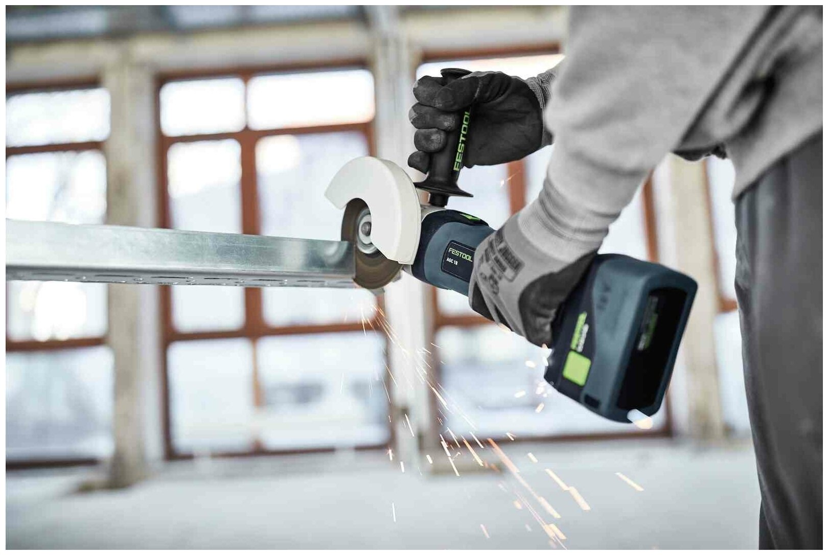 Аккумуляторная углошлифовальная машинка AGC 18-125 EB-Basic Festool 576825 - фотография № 8