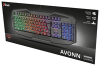 Клавиатура Trust GXT 830-RW Avonn Gaming Keyboard Black USB